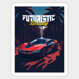 Futuristic Beauty Sticker